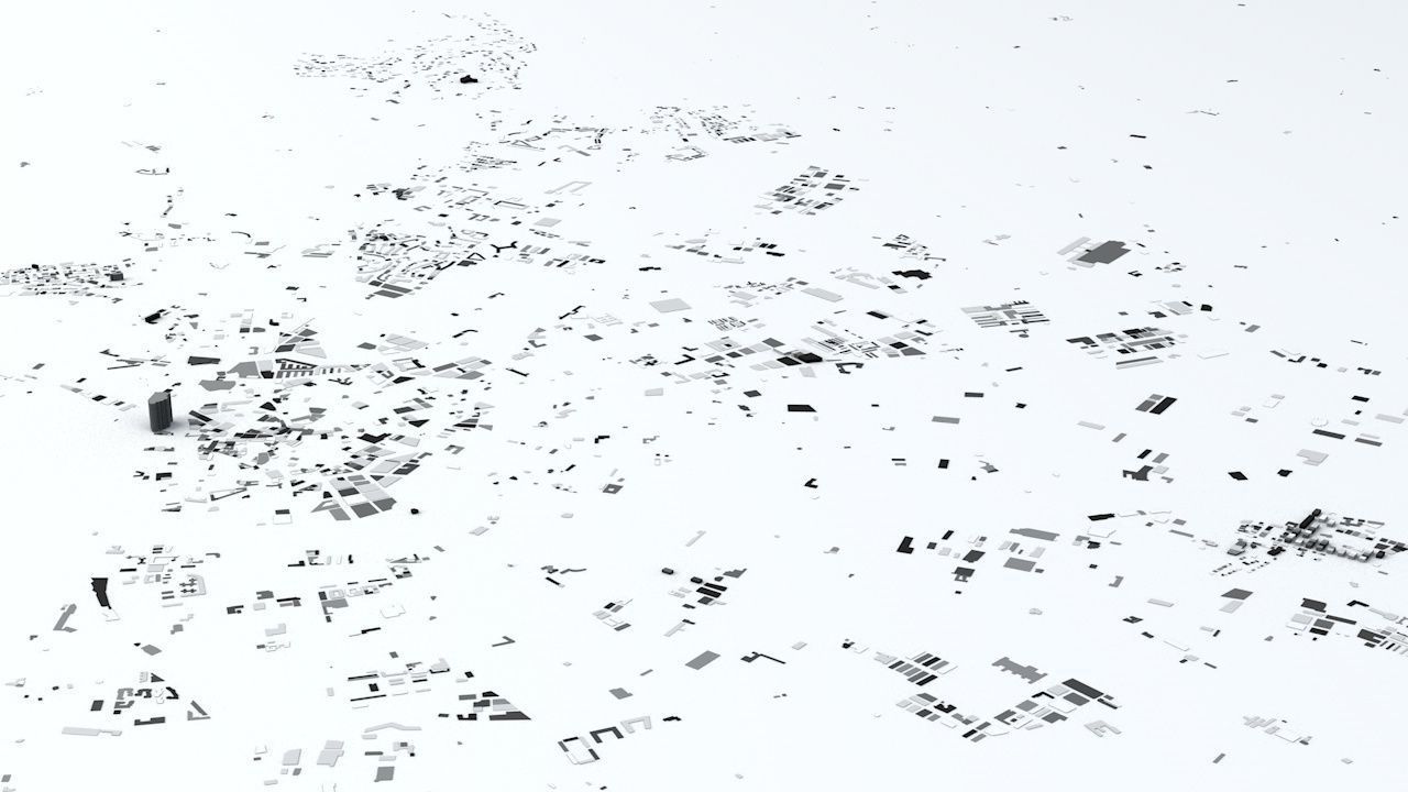 Palma De Mallorca Streets and Buildings 3D model_5