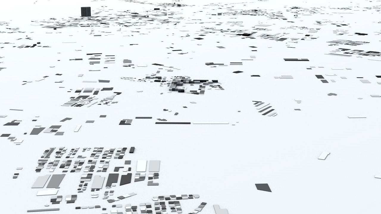 Palma De Mallorca Streets and Buildings 3D model_2