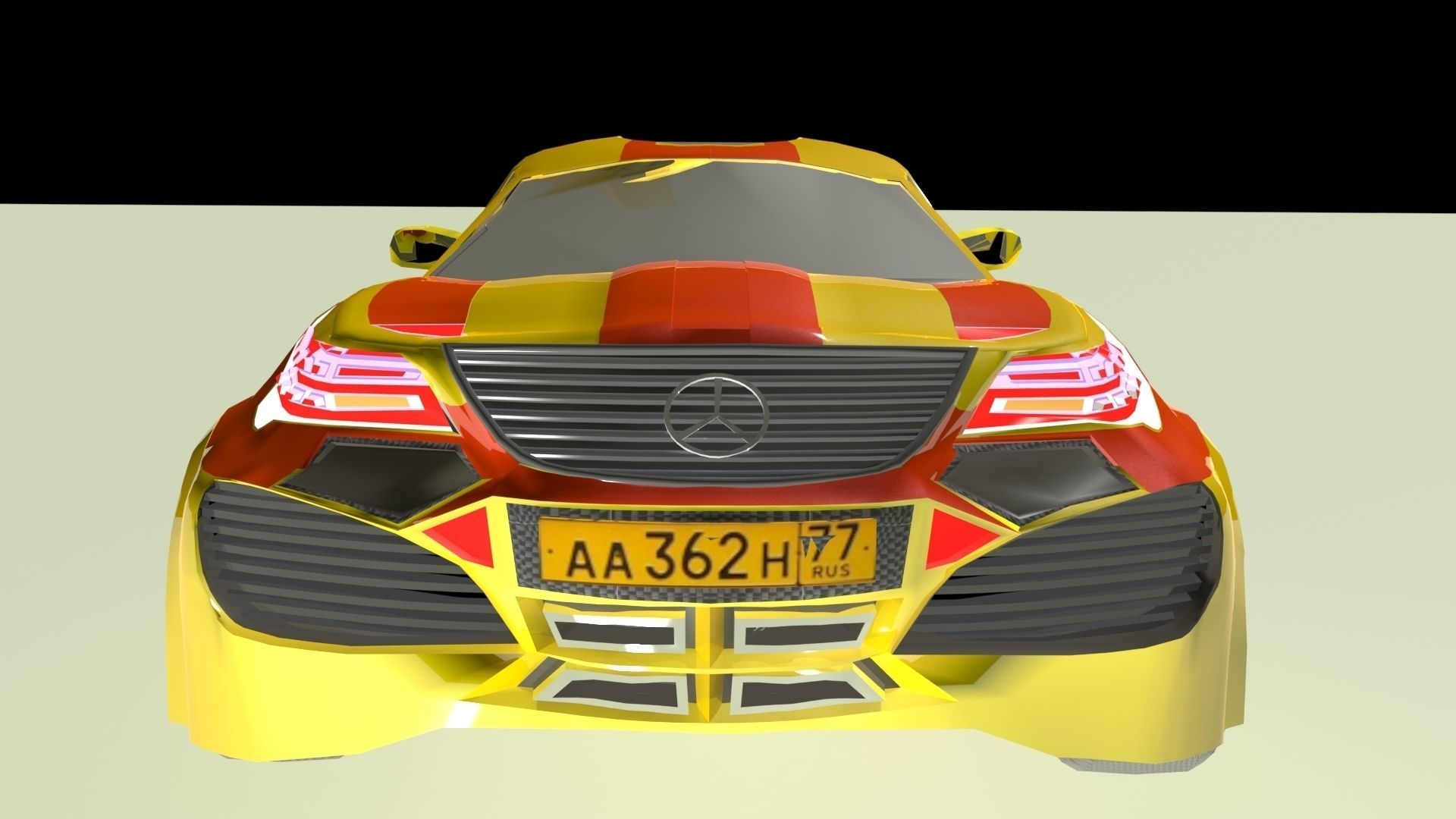 Mercedes AMG prototype 3D model_2