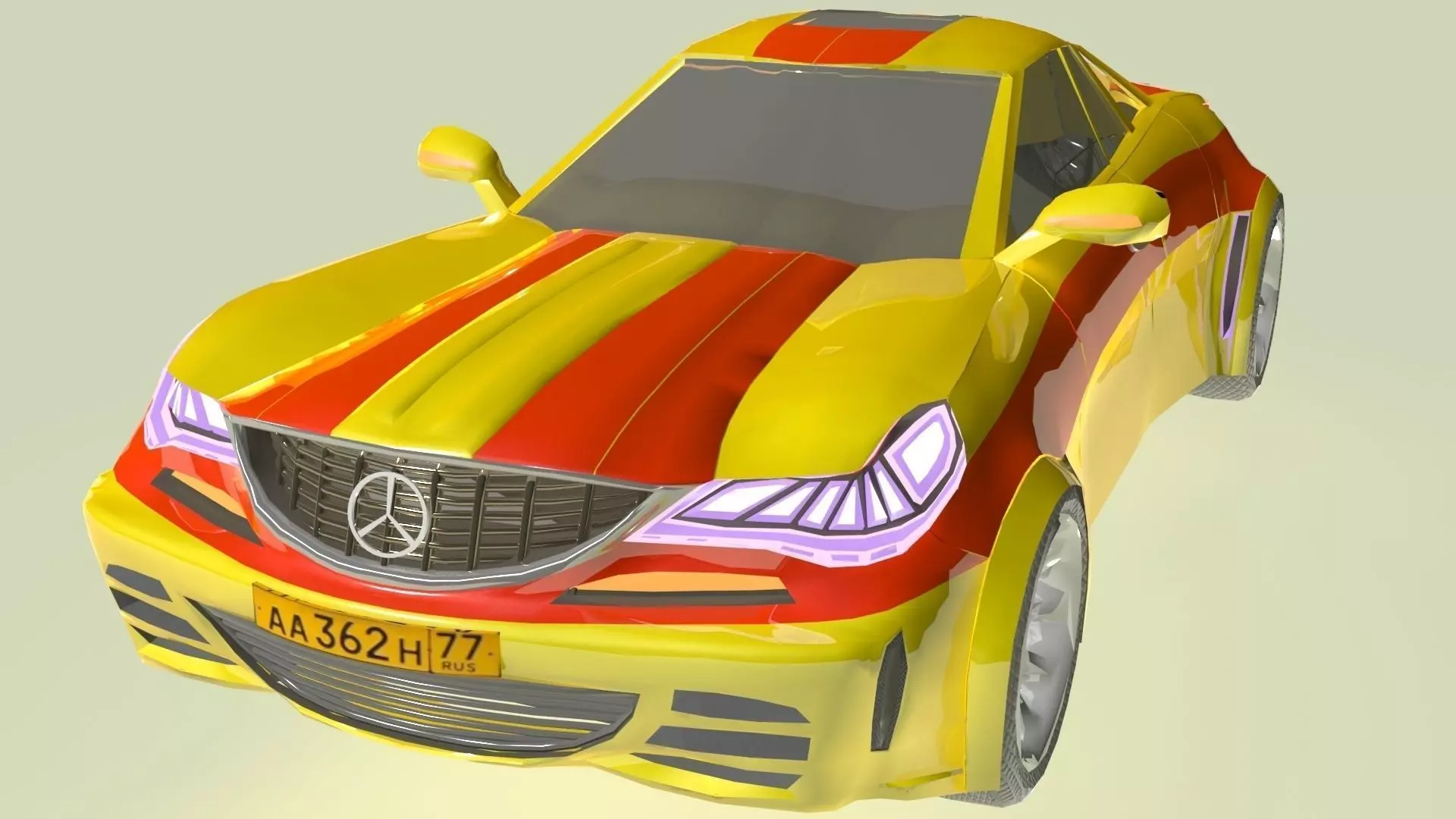 Mercedes AMG prototype 3D model_0