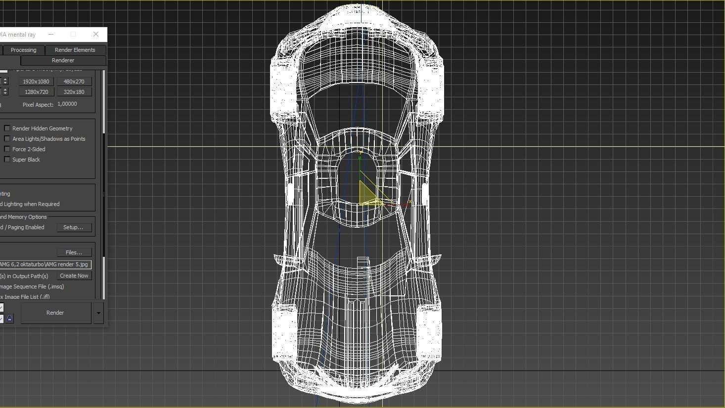 Mercedes AMG prototype 3D model_5