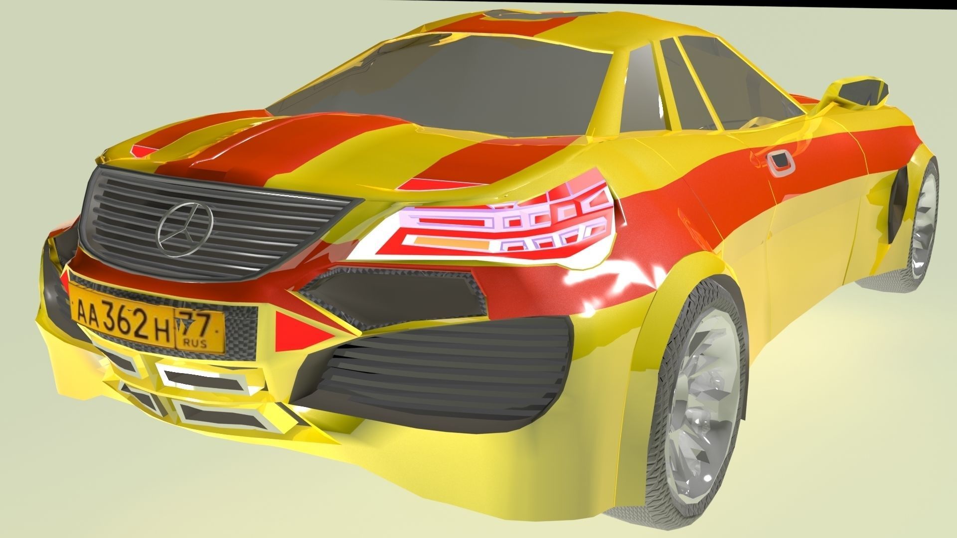 Mercedes AMG prototype 3D model_4