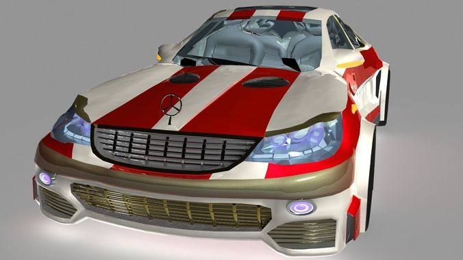 Mercedes XCL AMG 63 GTR concept model 3D model