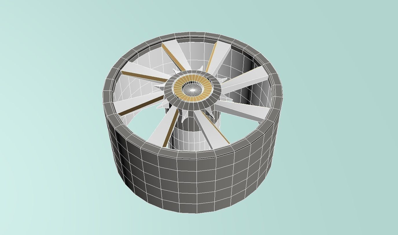 Alu rim 3D model_1