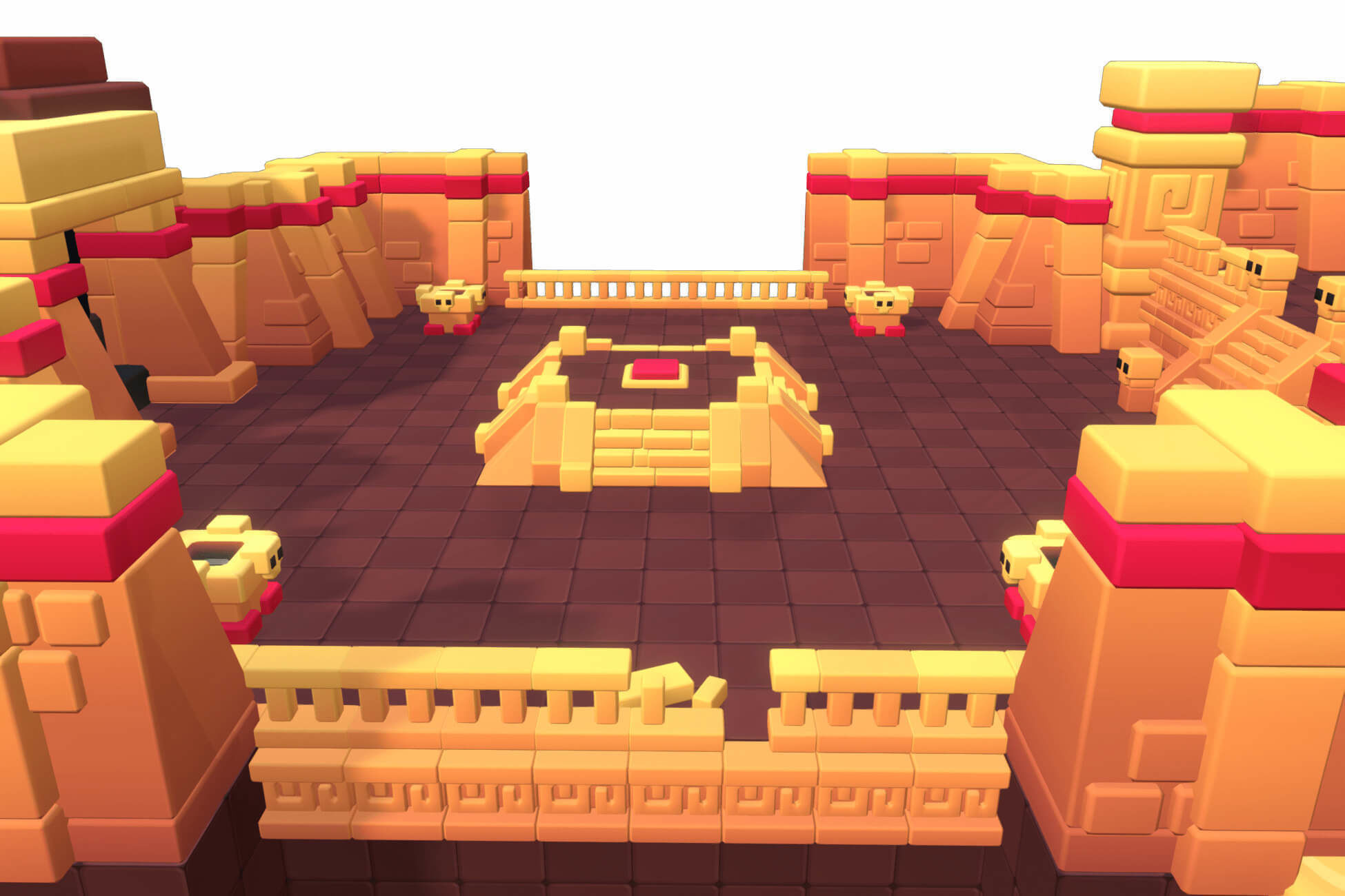 Dessert Temple - Proto Series Low-poly 3D model_6