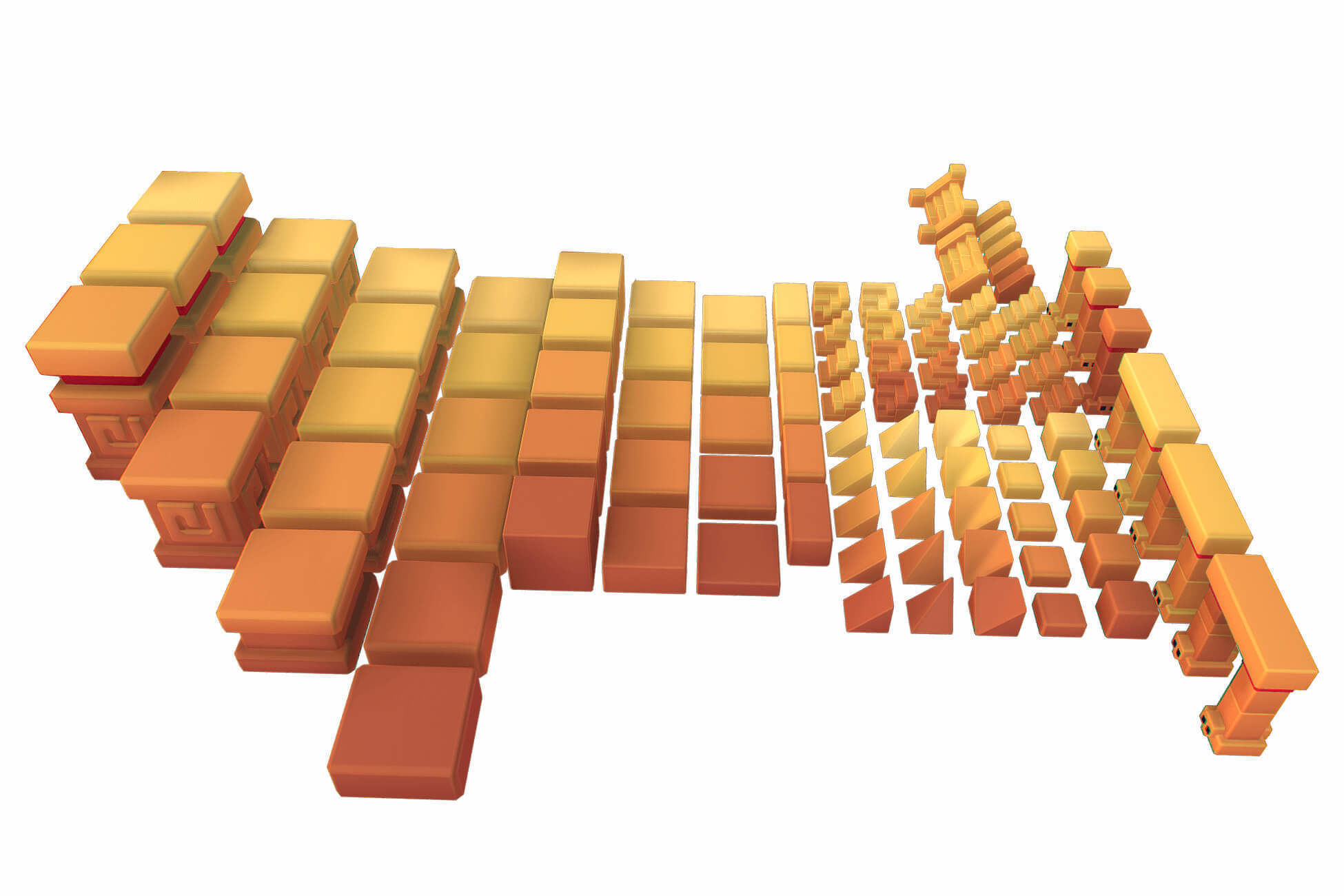 Dessert Temple - Proto Series Low-poly 3D model_24