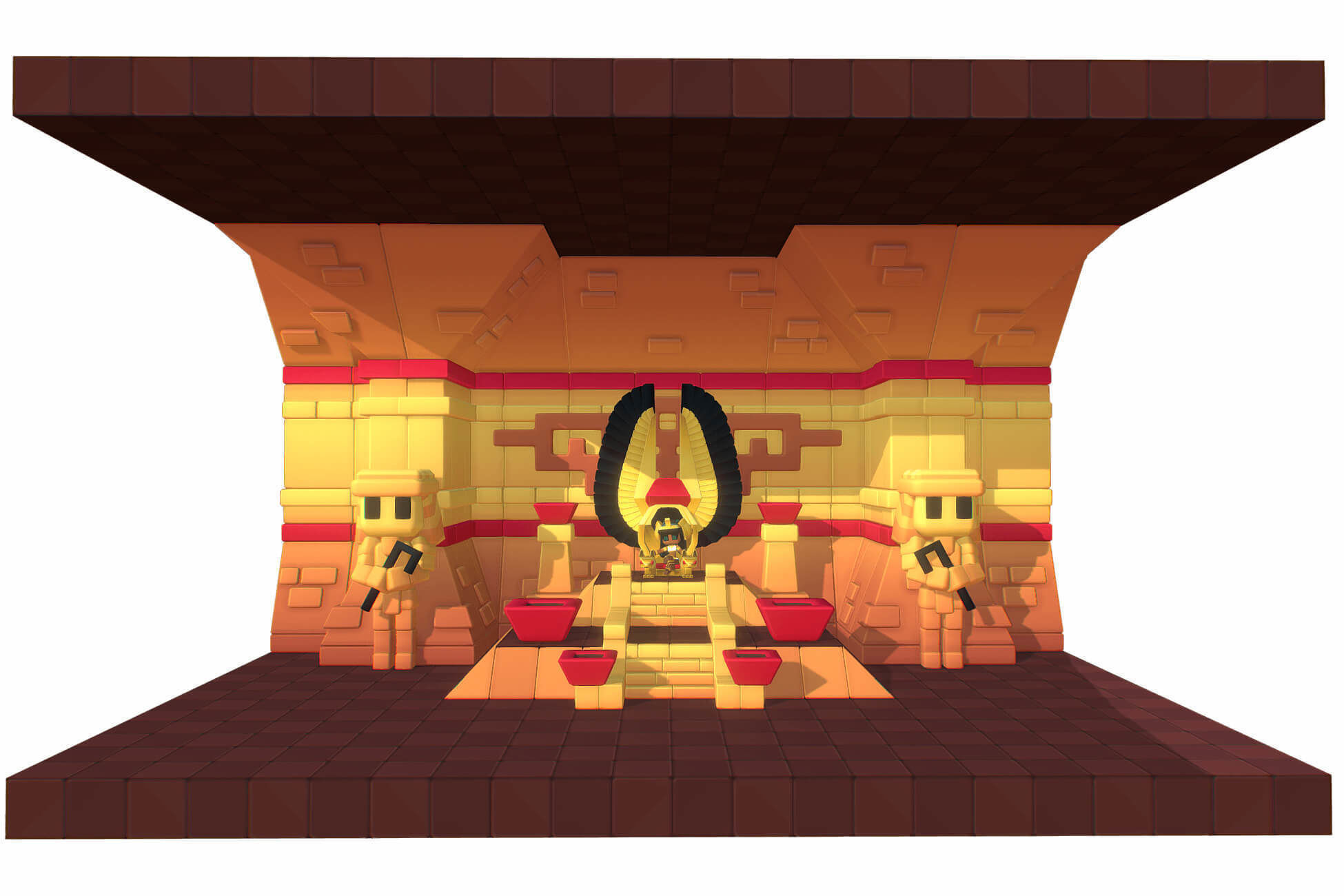 Dessert Temple - Proto Series Low-poly 3D model_15