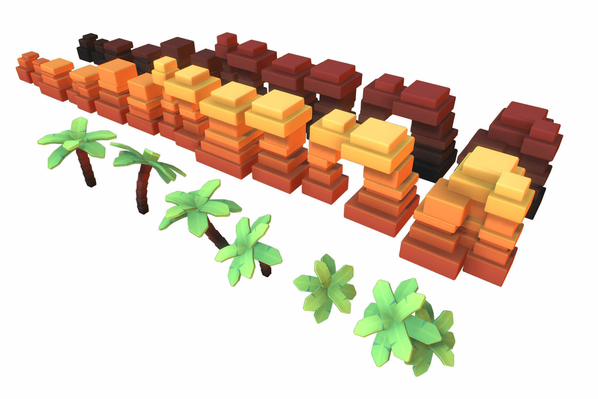 Dessert Temple - Proto Series Low-poly 3D model_20