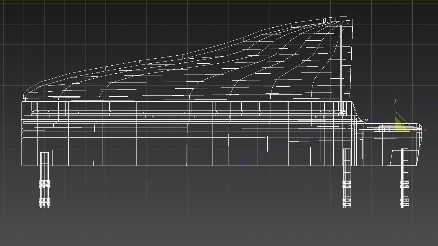 Steinway Piano model 3D model_4