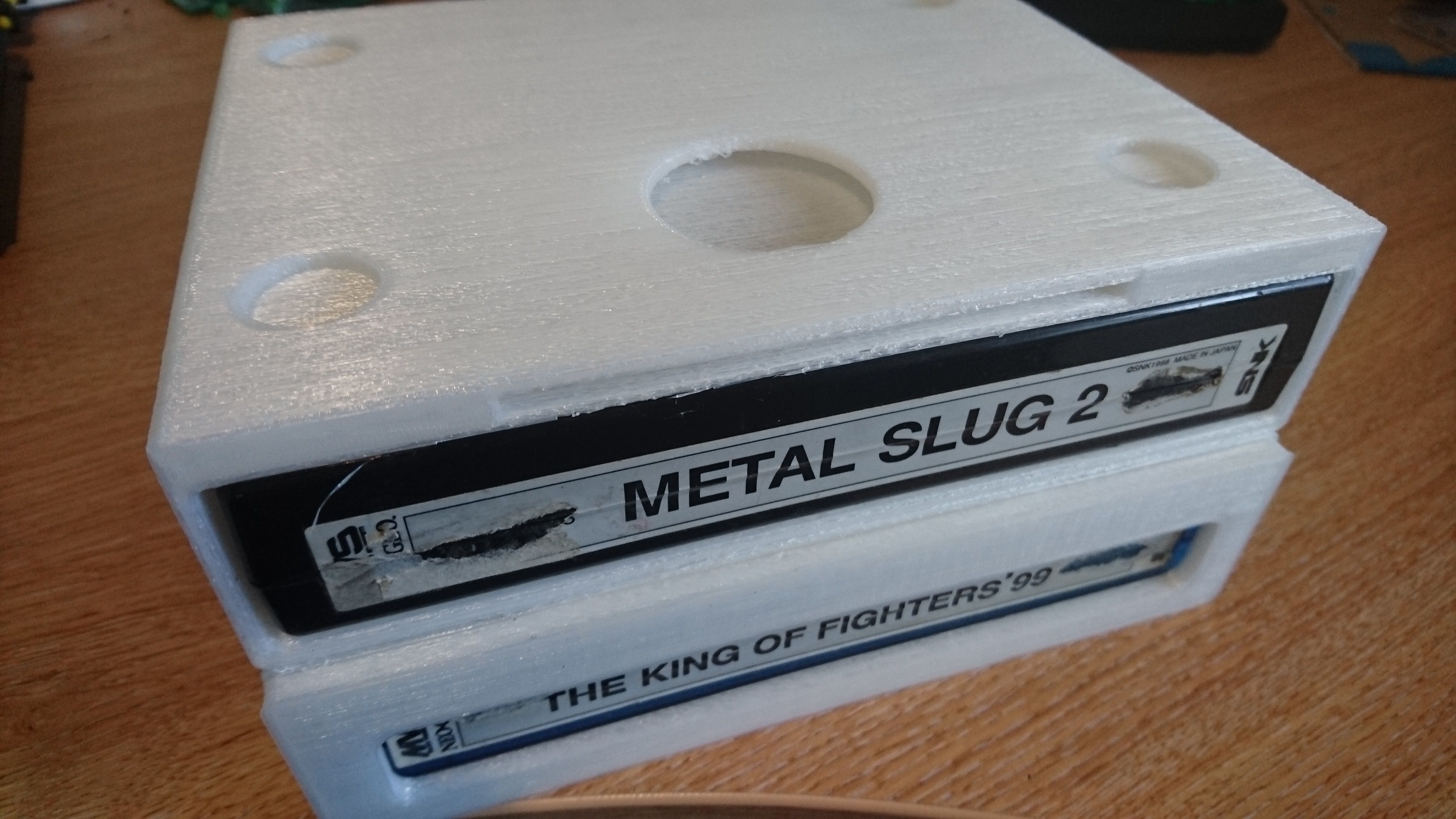 Neo Geo MVS Stackable Cartridge Case Free 3D print model_4