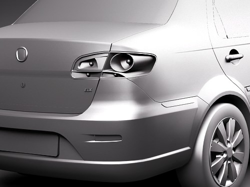 fiat new siena 2009 3D model_10