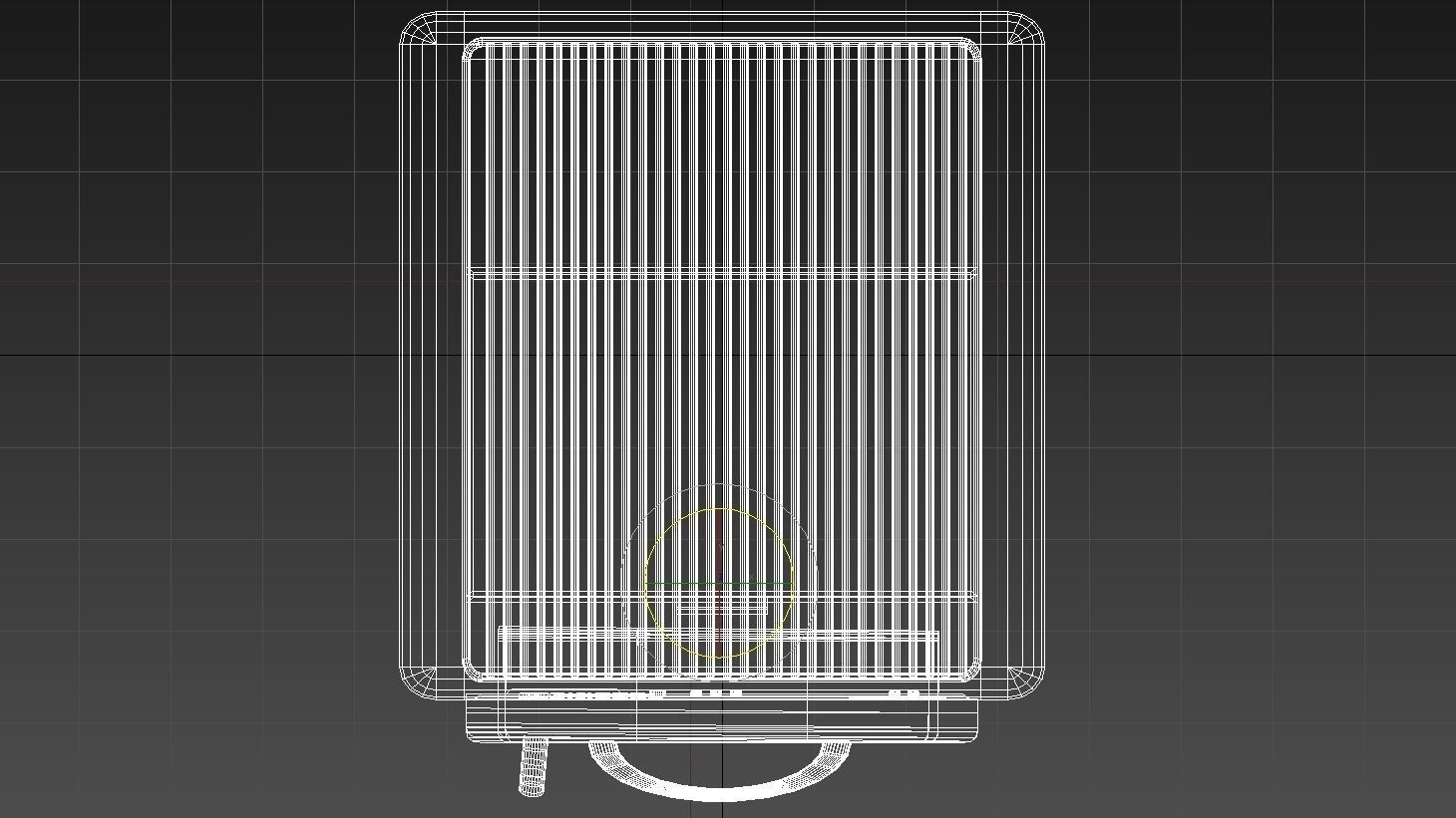 Whirlpool fridge model with interior Low-poly 3D model_5