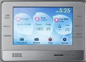 Whirlpool fridge model with interior Low-poly 3D model_8