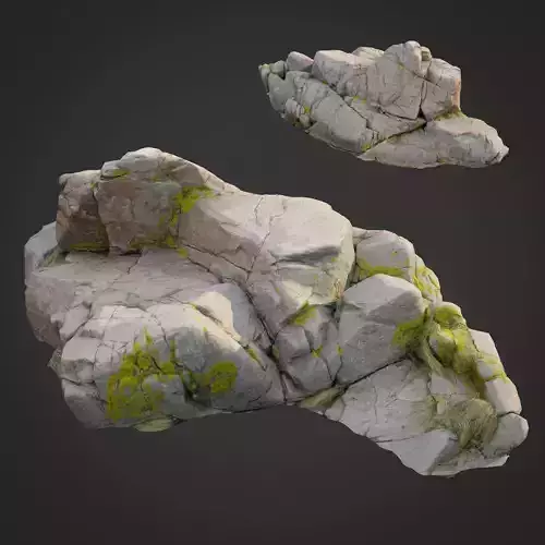 3d scanned nature stone 031