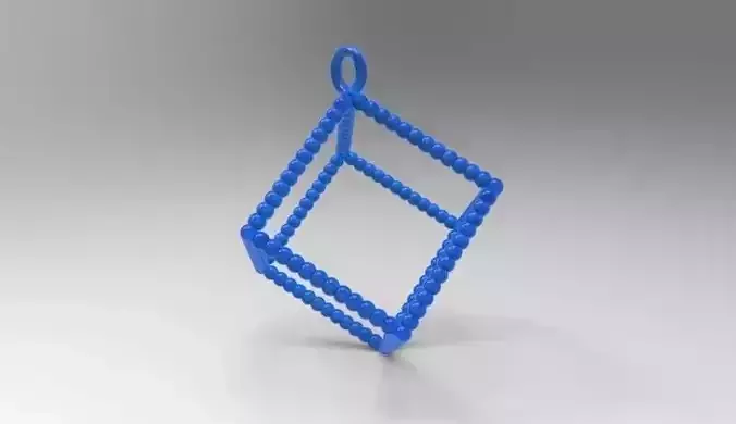 cube necklace