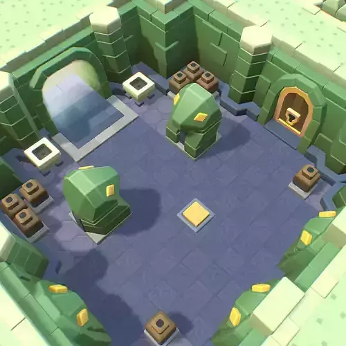 Snake Temple - Proto Series Low-poly 3D model