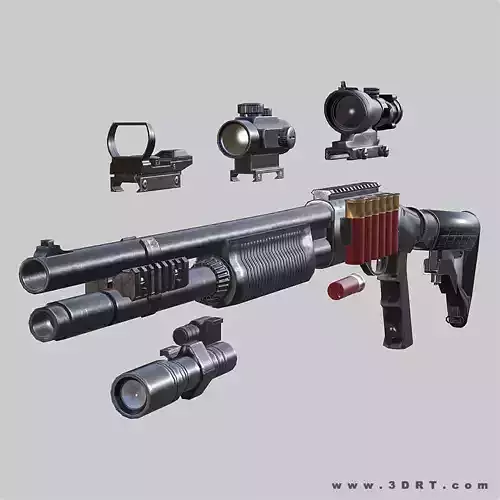 3DRT - Modern firearms HD - Remington 870