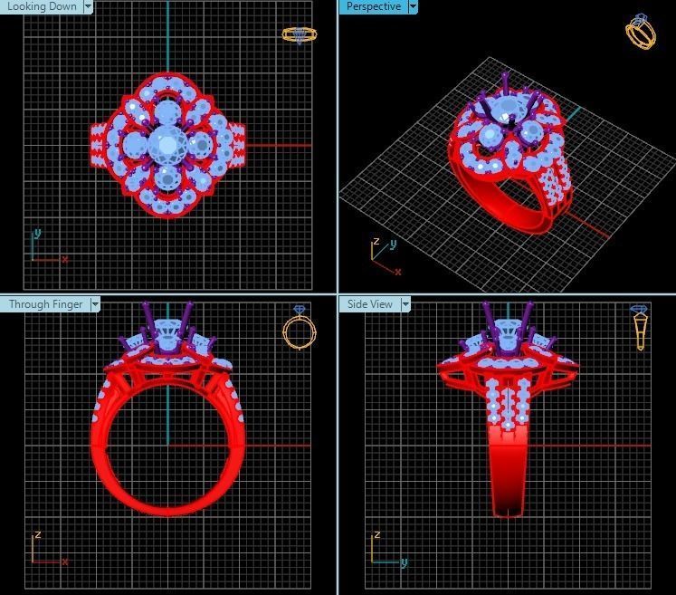 Ring T00241 3D print model_2
