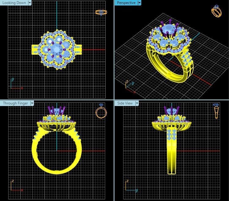 Ring T00243 3D print model_2