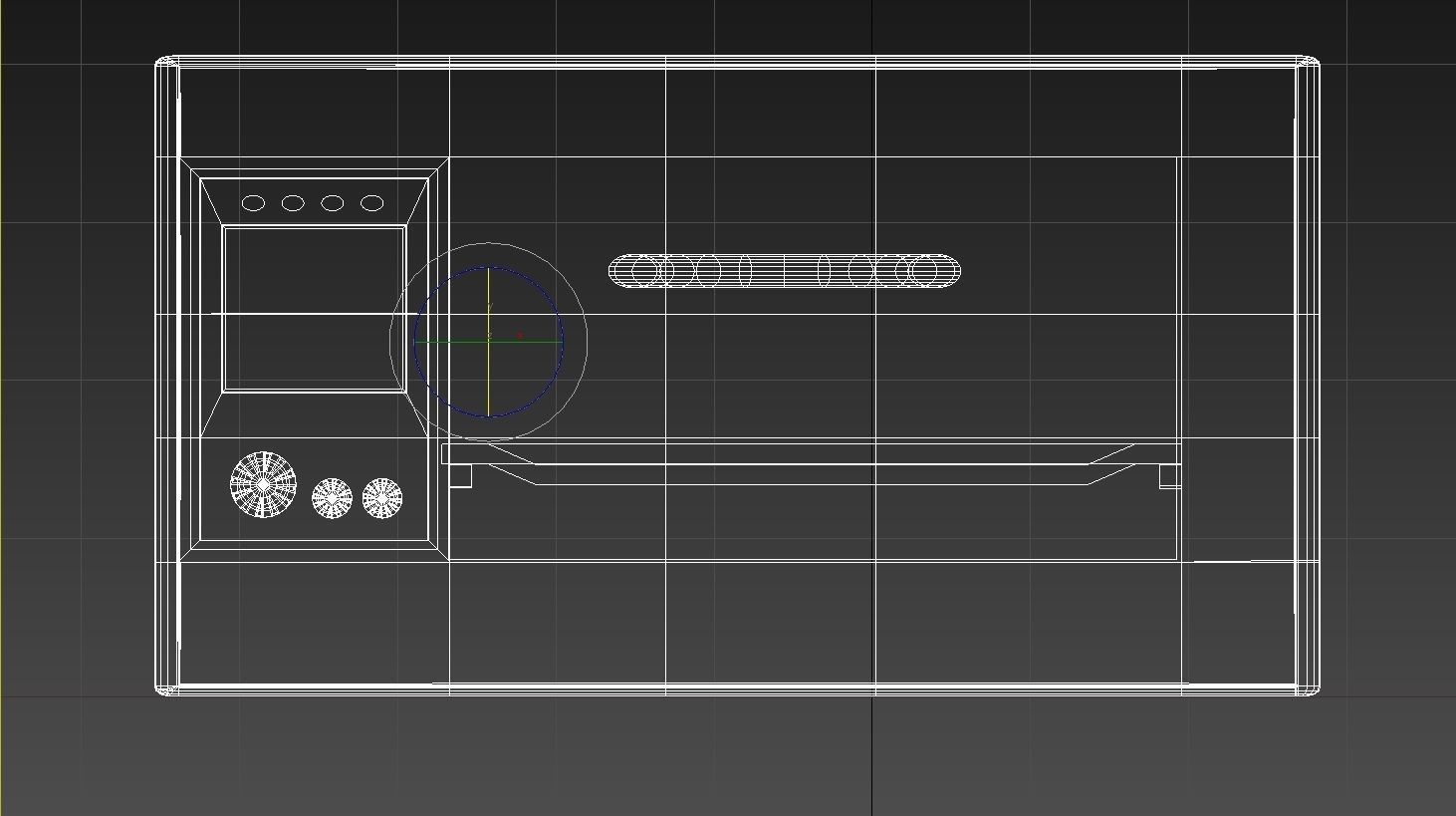 Microvawe 3D concept model Low-poly 3D model_7