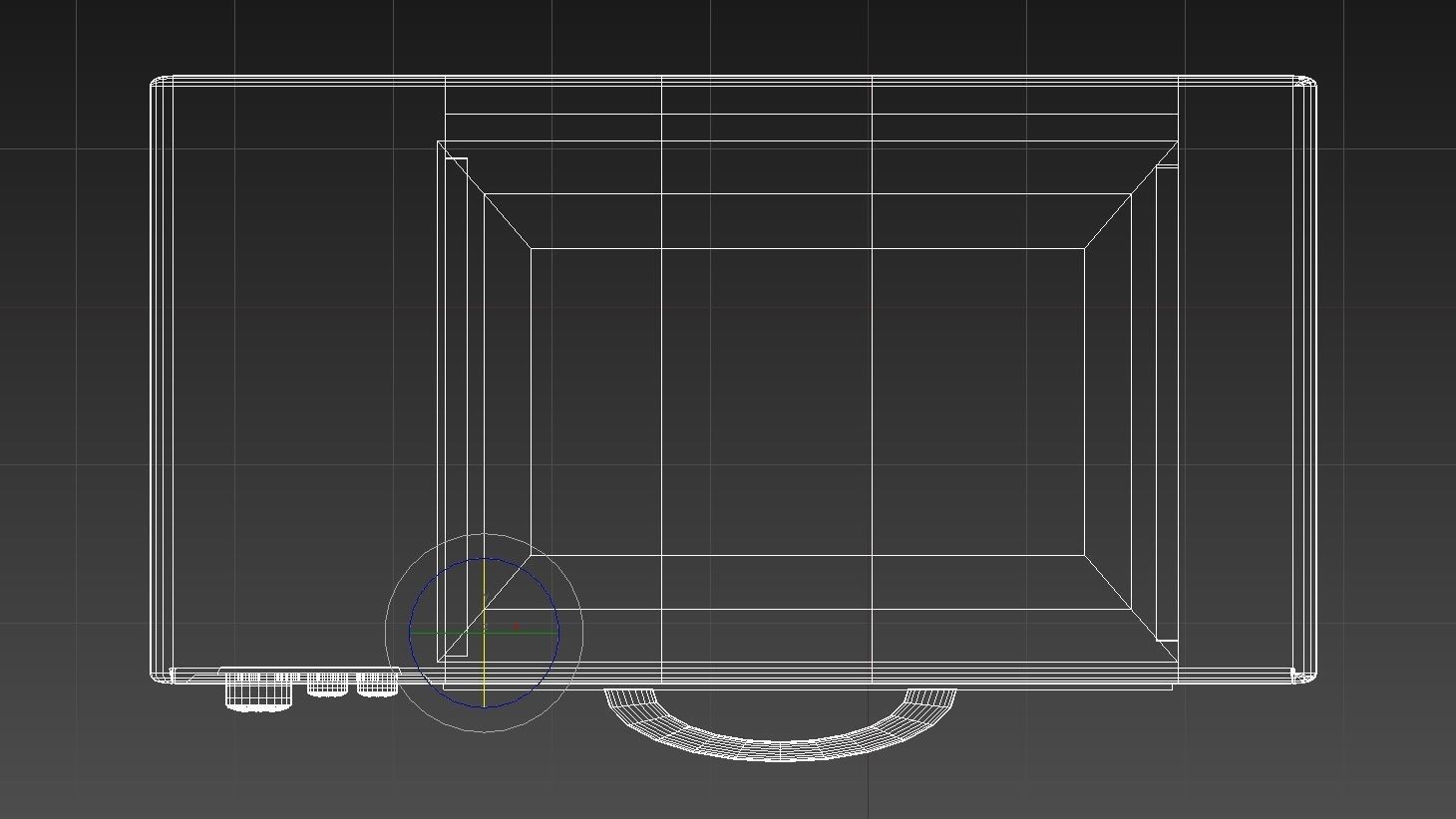 Microvawe 3D concept model Low-poly 3D model_6