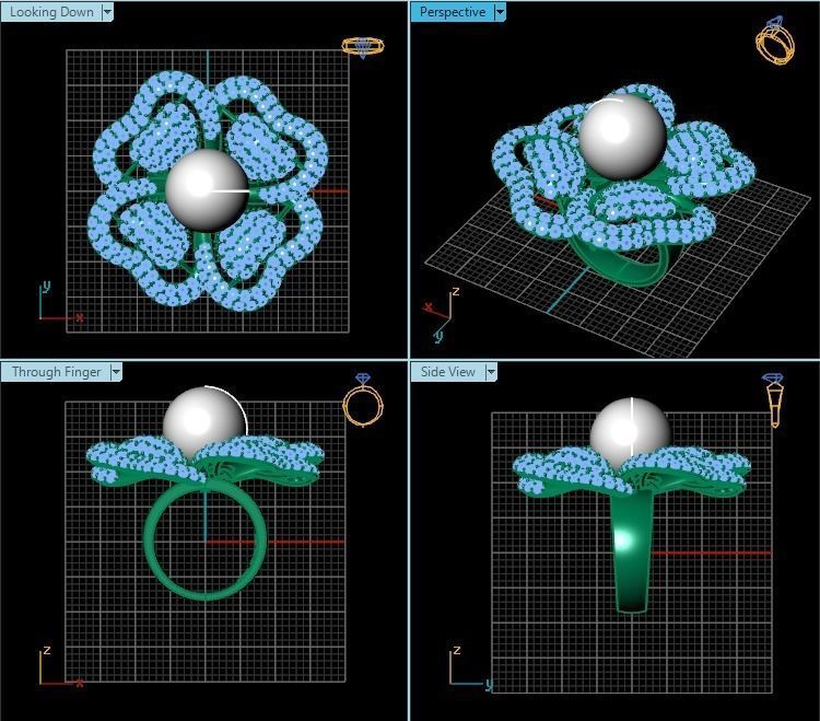 Ring T00245 3D print model_2