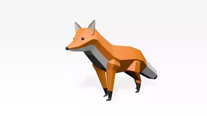 FOX - low poly origami