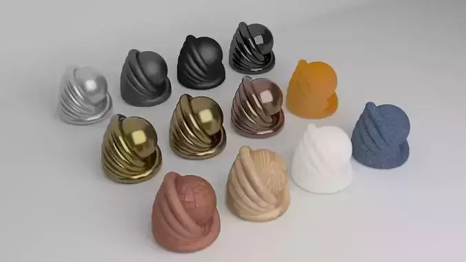 V-ray Light Studio - 12 V-ray MATERIAL - Fast - Quality - Ready 3D model