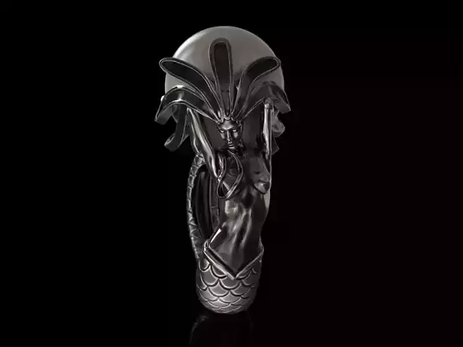 Ring Magerit Mermaid 3D print model
