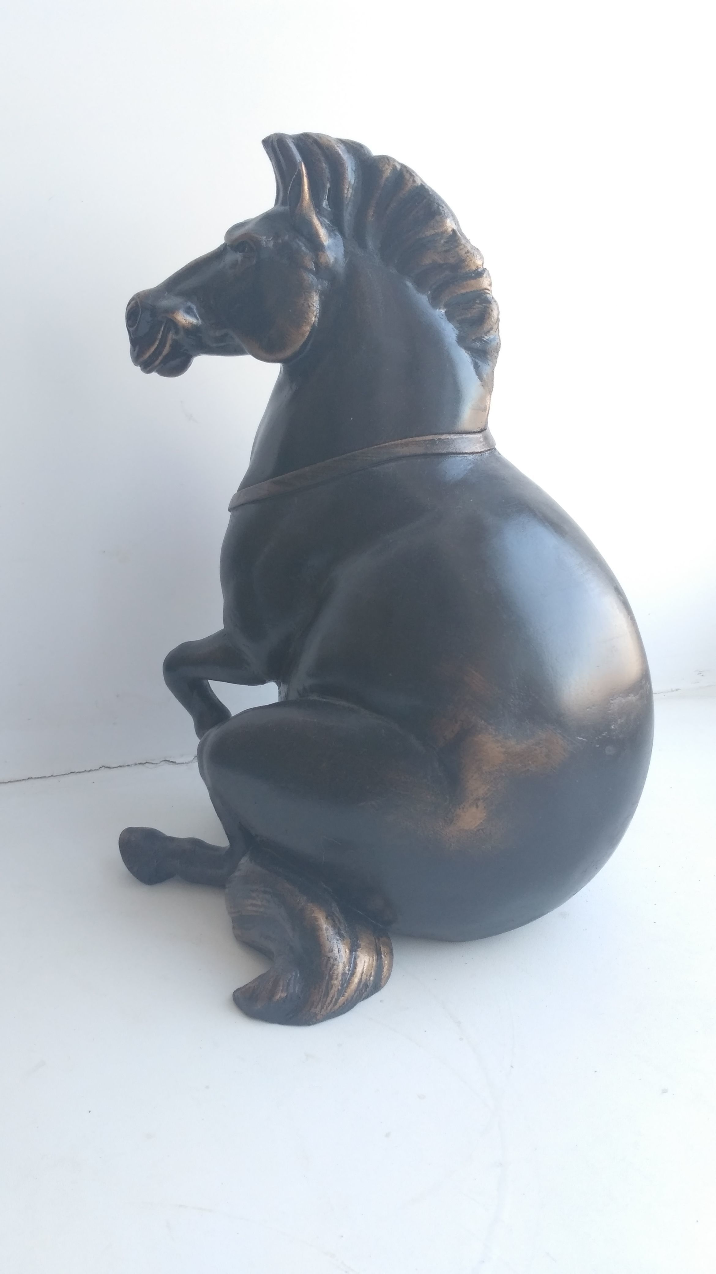 Horse money box 3D print model_4