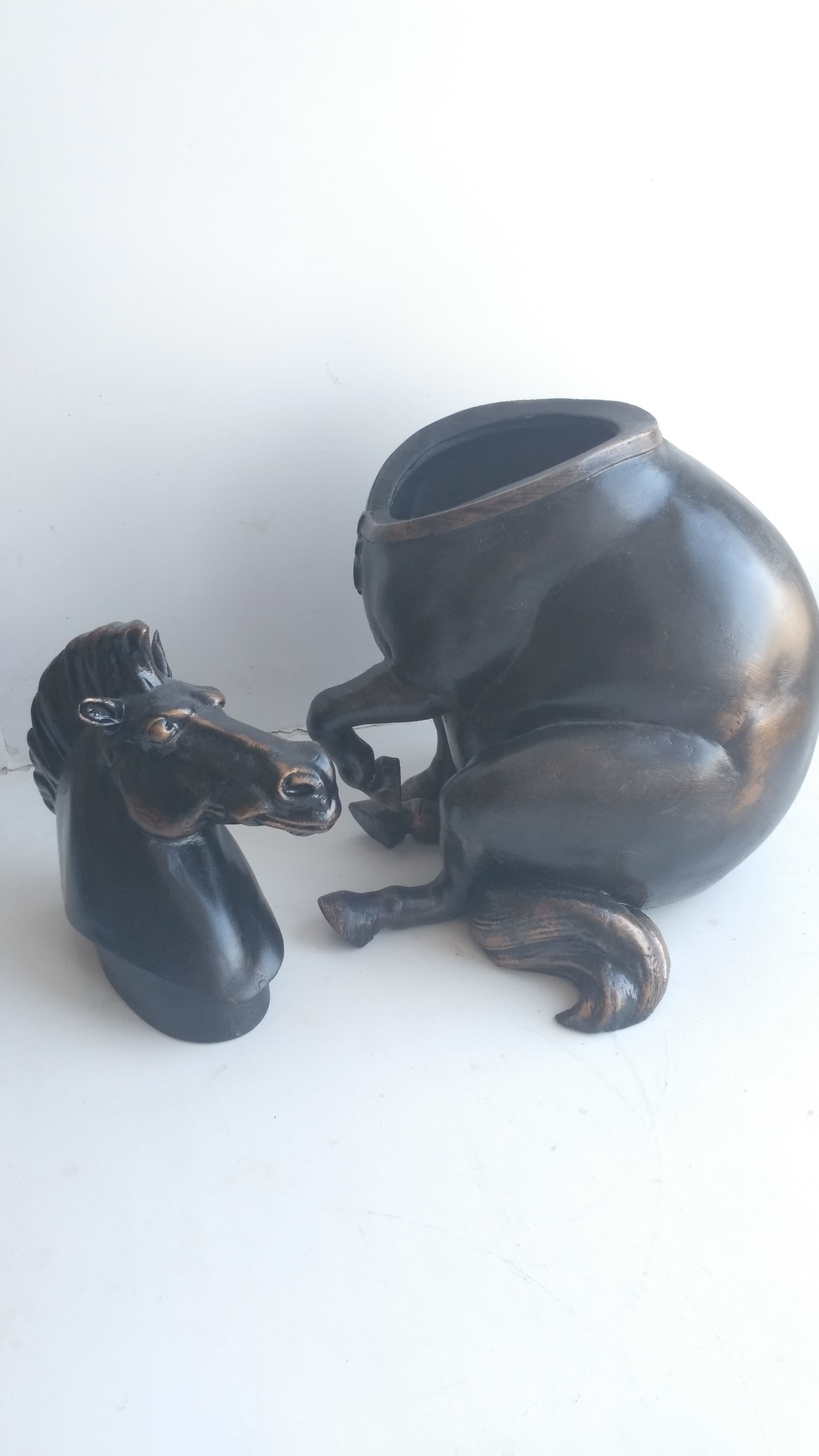 Horse money box 3D print model_5