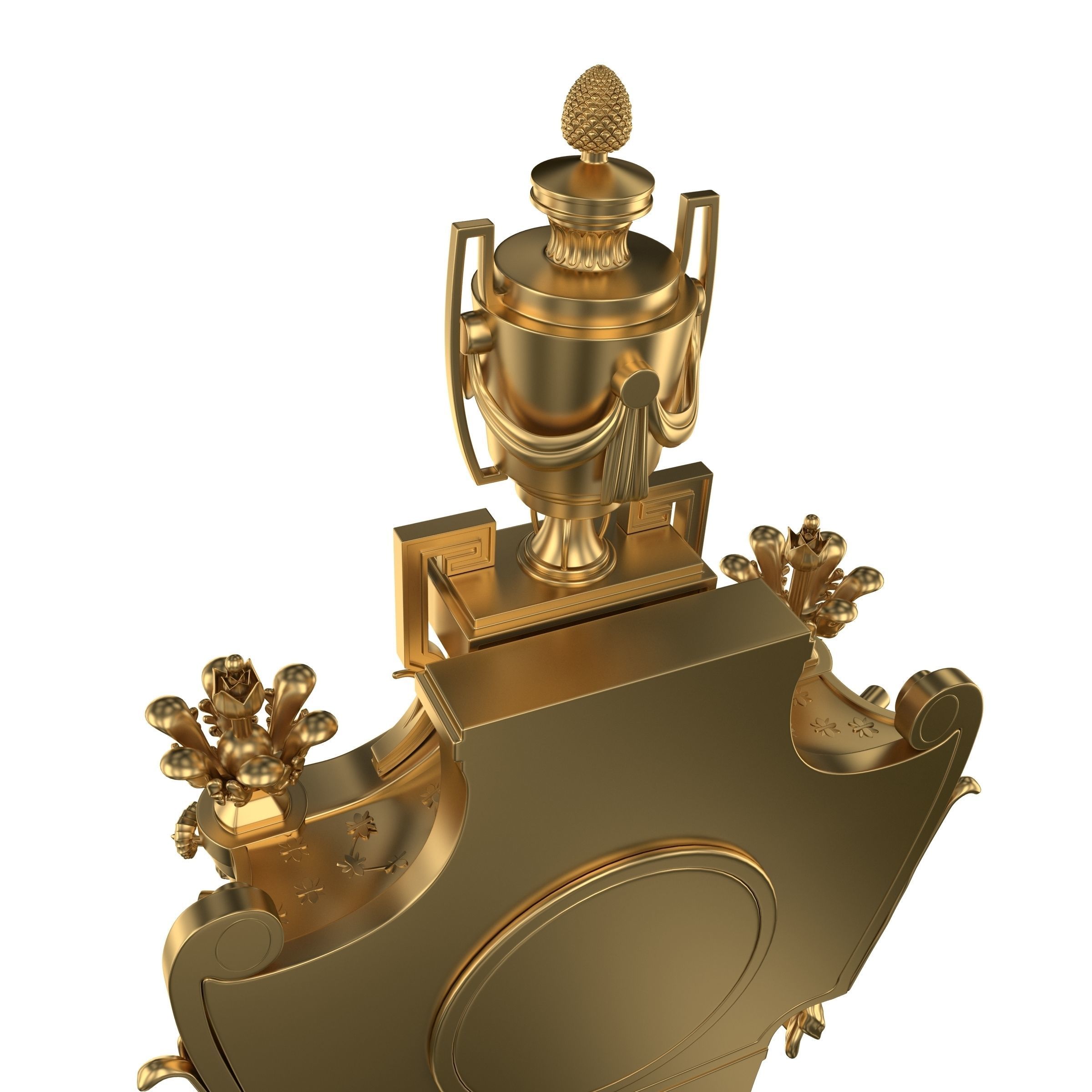 Best Luxury Cartel Clock  3D model_17