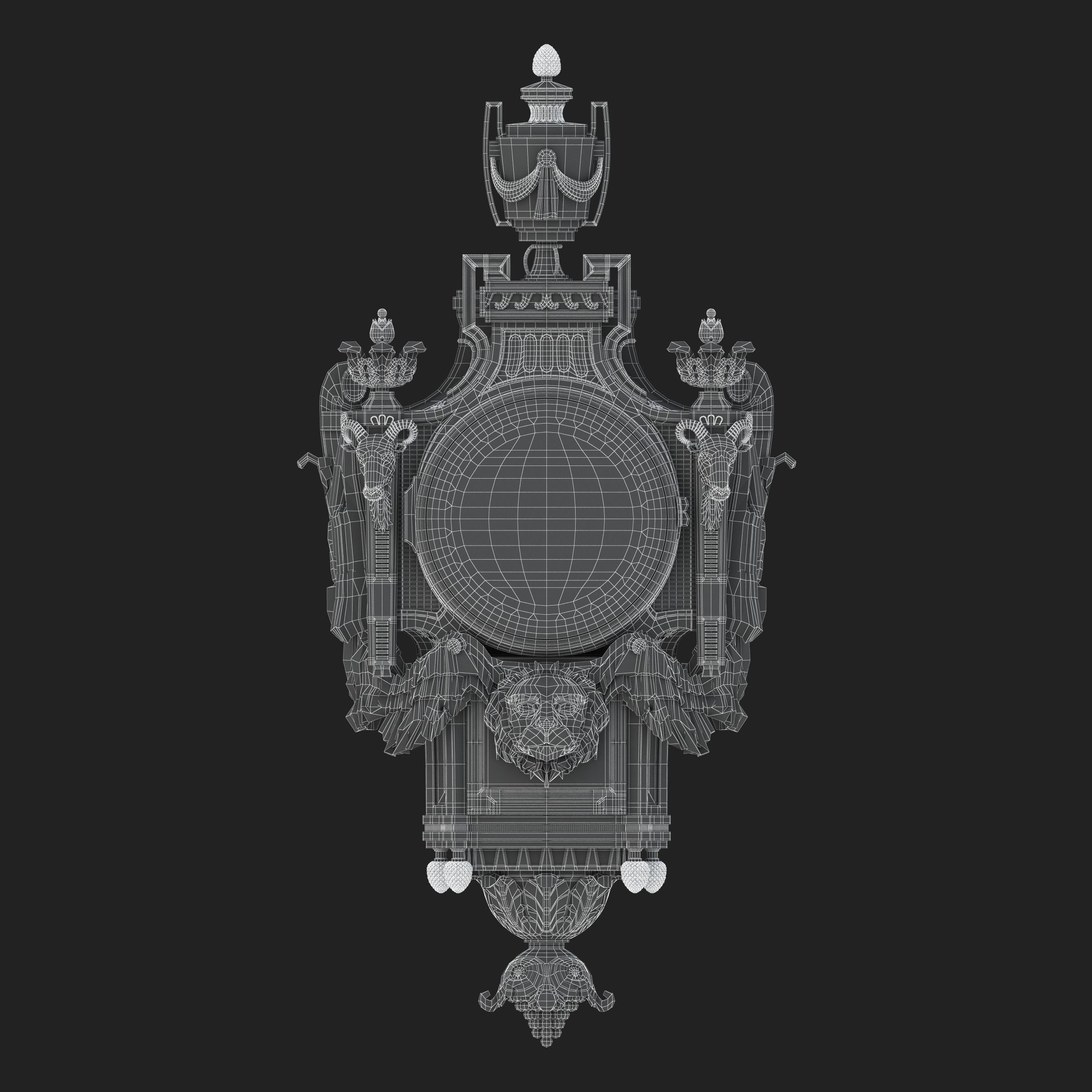 Best Luxury Cartel Clock  3D model_29