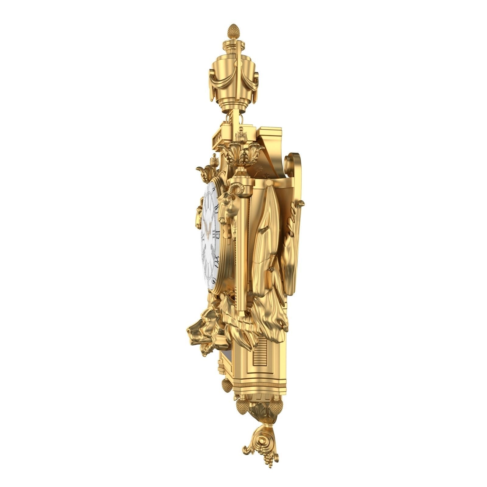 Best Luxury Cartel Clock  3D model_5