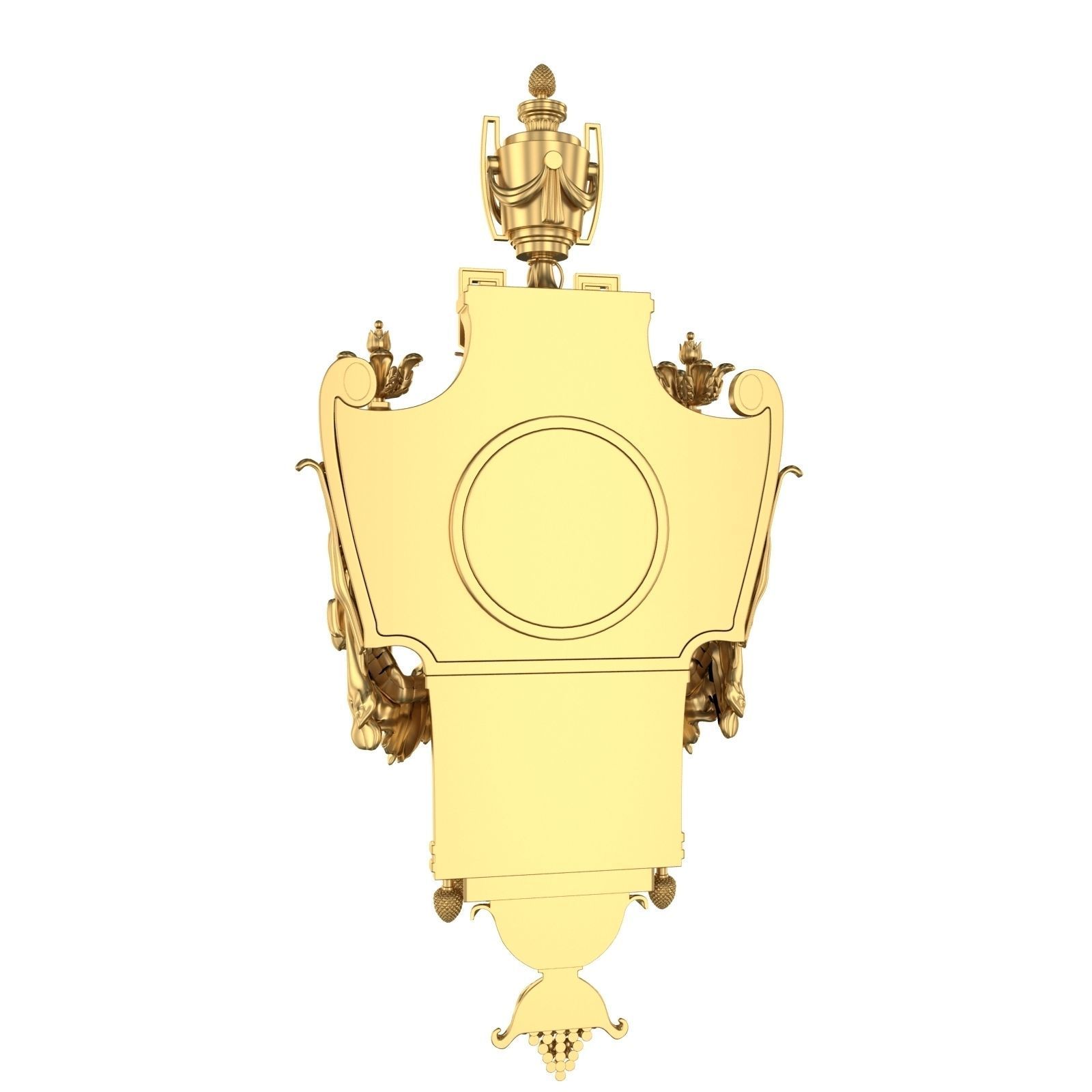 Best Luxury Cartel Clock  3D model_3