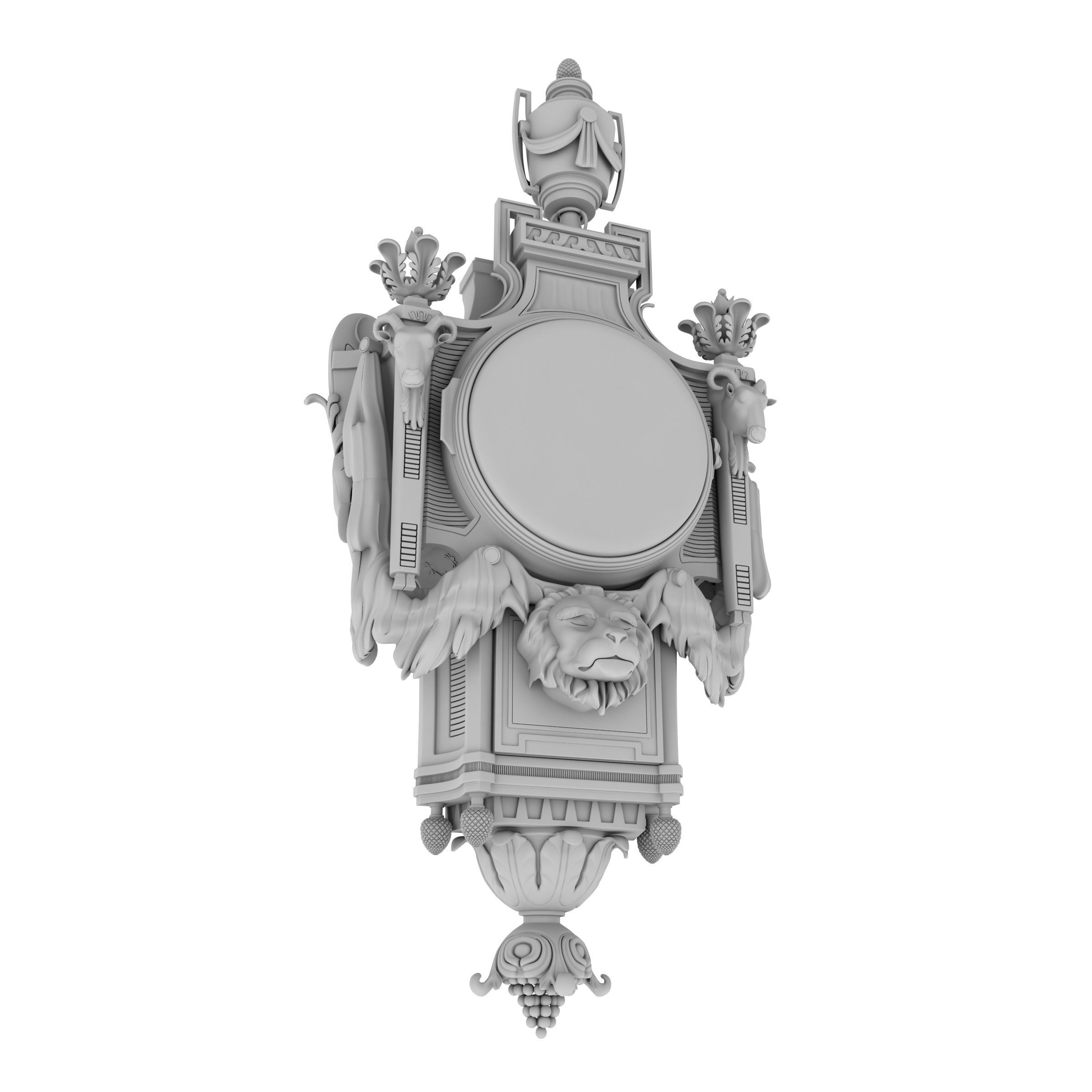 Best Luxury Cartel Clock  3D model_23