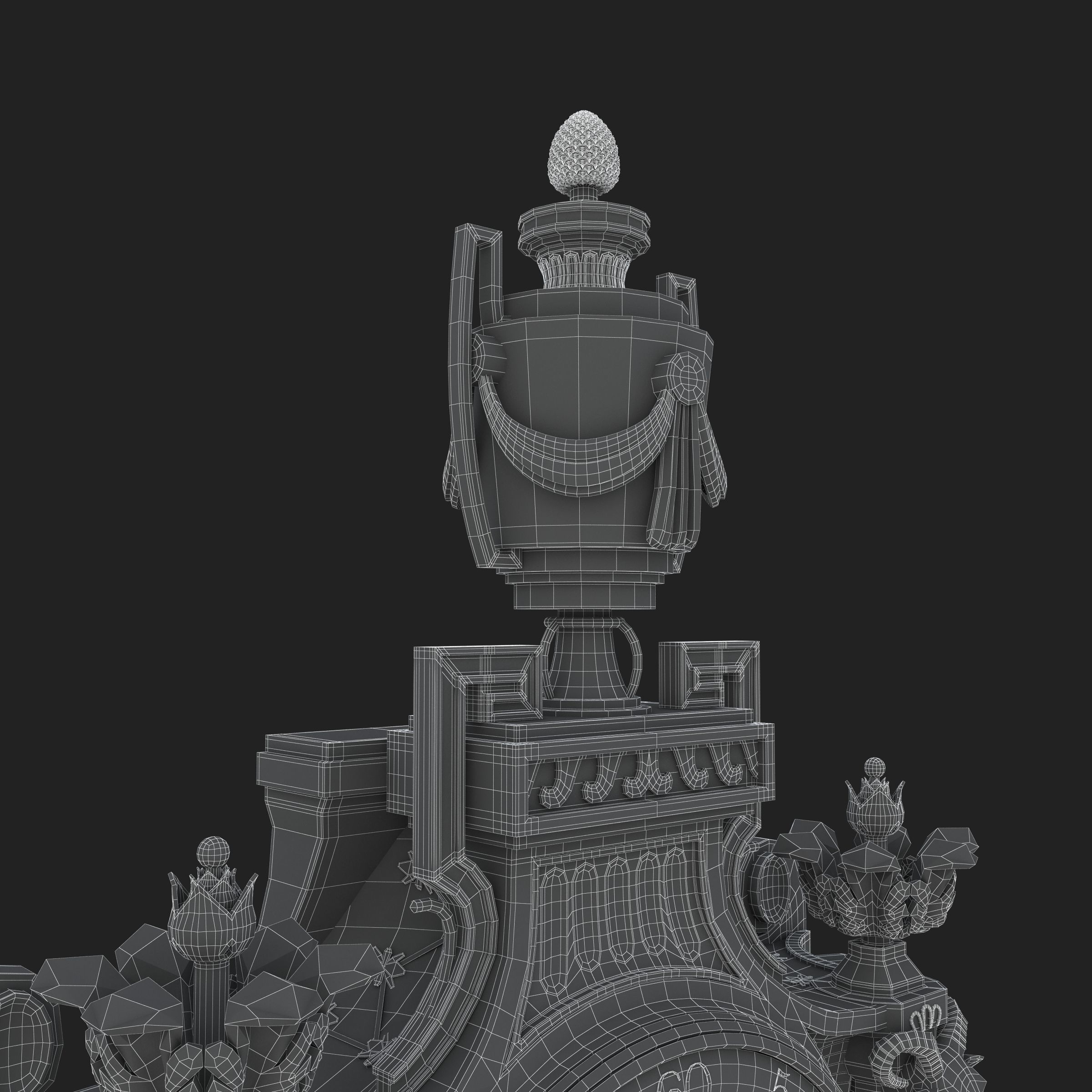 Best Luxury Cartel Clock  3D model_31