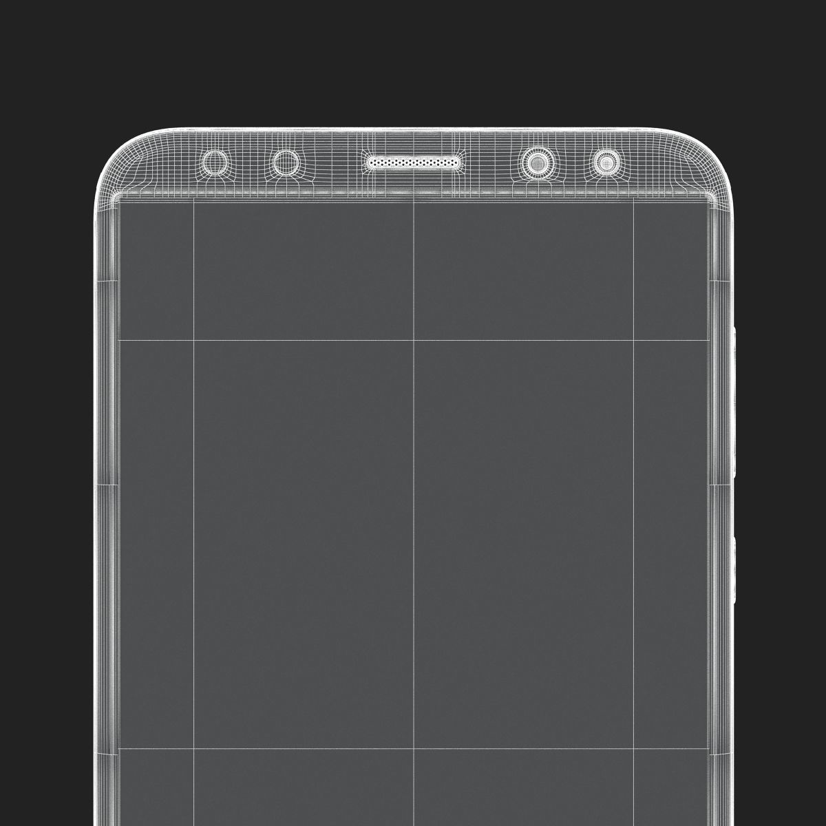 Huawei Mate 10 Lite Blue 3D model_24