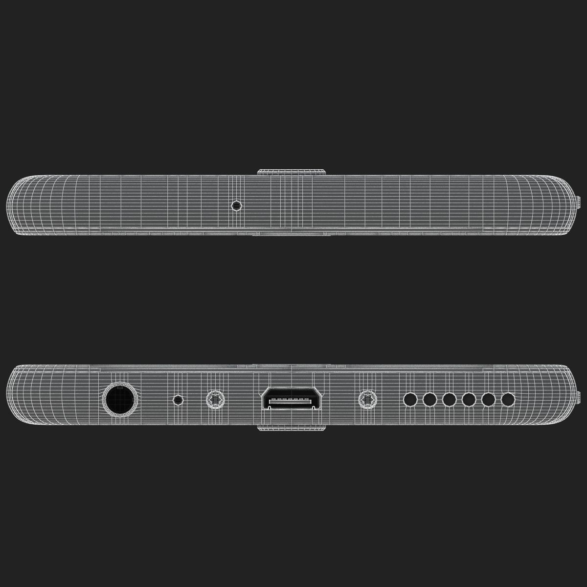 Huawei Mate 10 Lite Blue 3D model_19