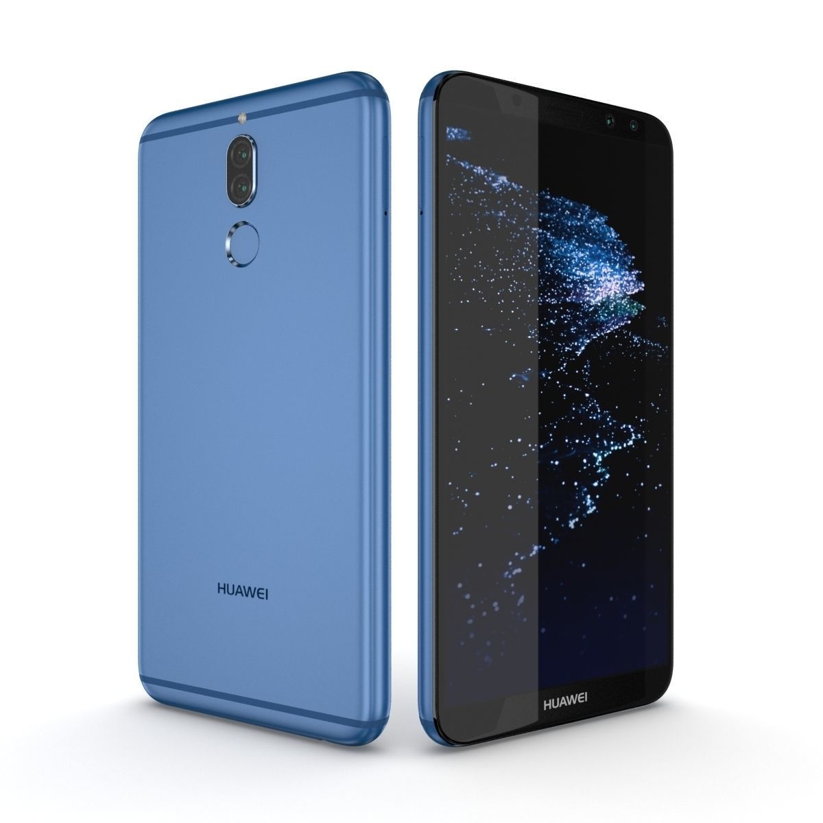 Huawei Mate 10 Lite Blue 3D model_5