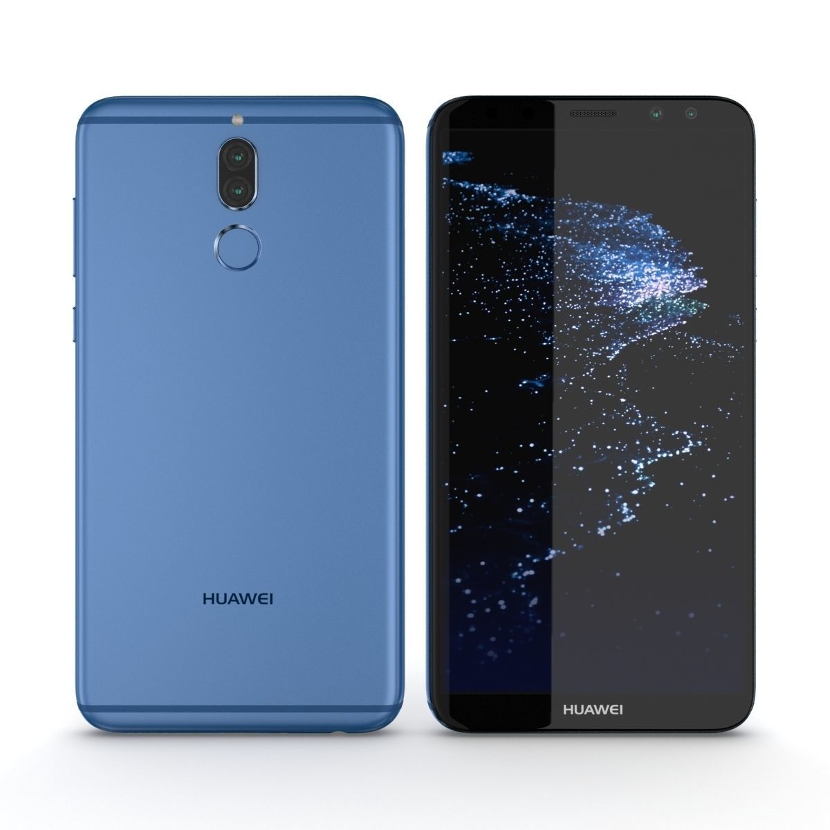 Huawei Mate 10 Lite Blue 3D model_6