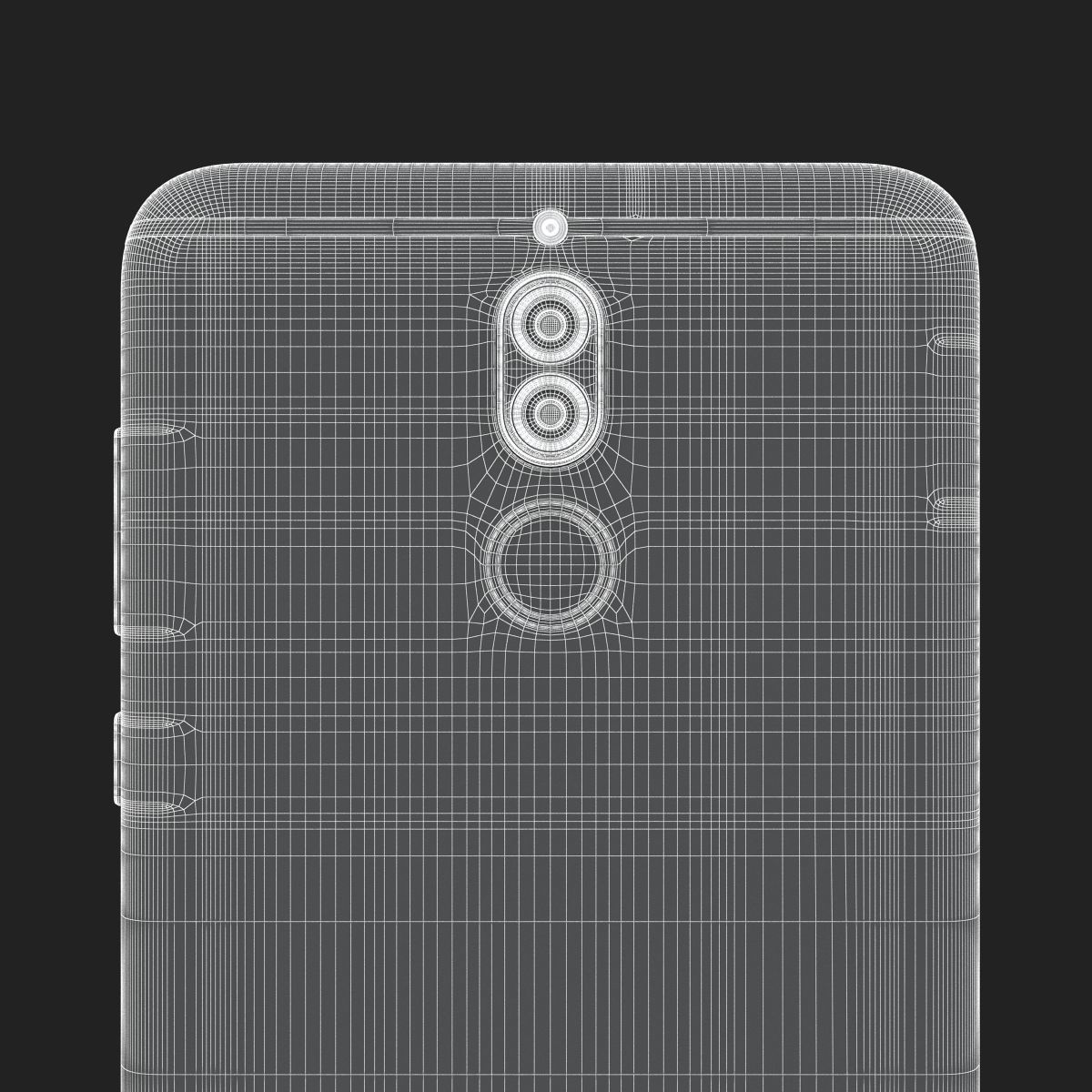 Huawei Mate 10 Lite Blue 3D model_17