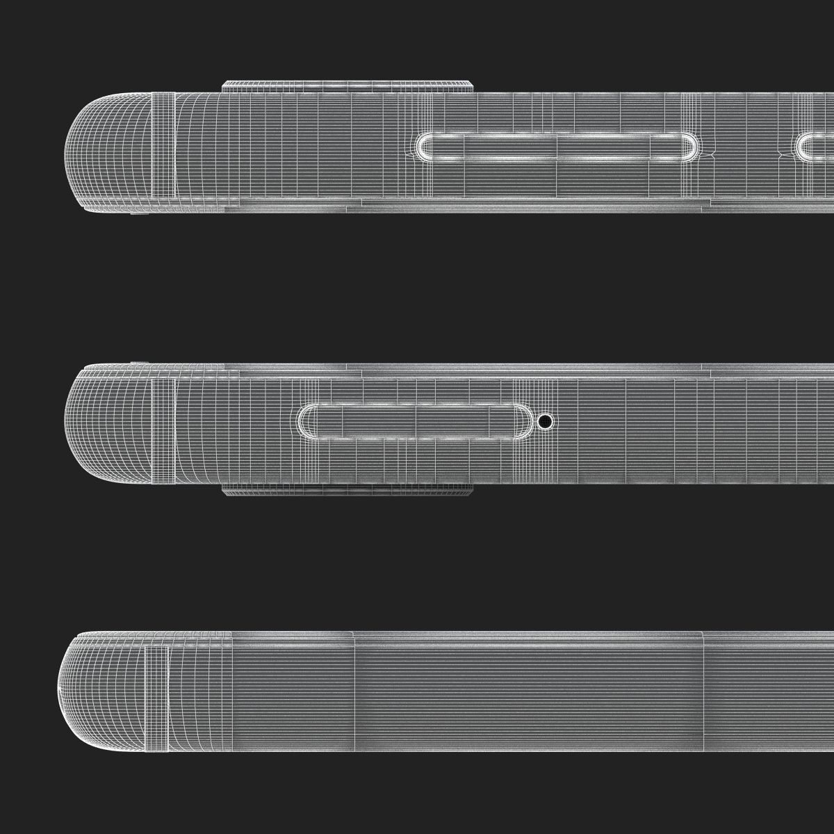 Huawei Mate 10 Lite Blue 3D model_25