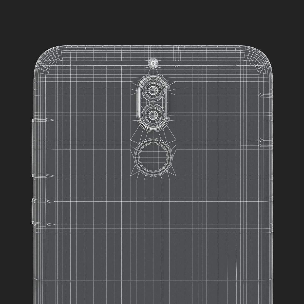 Huawei Mate 10 Lite Blue 3D model_16