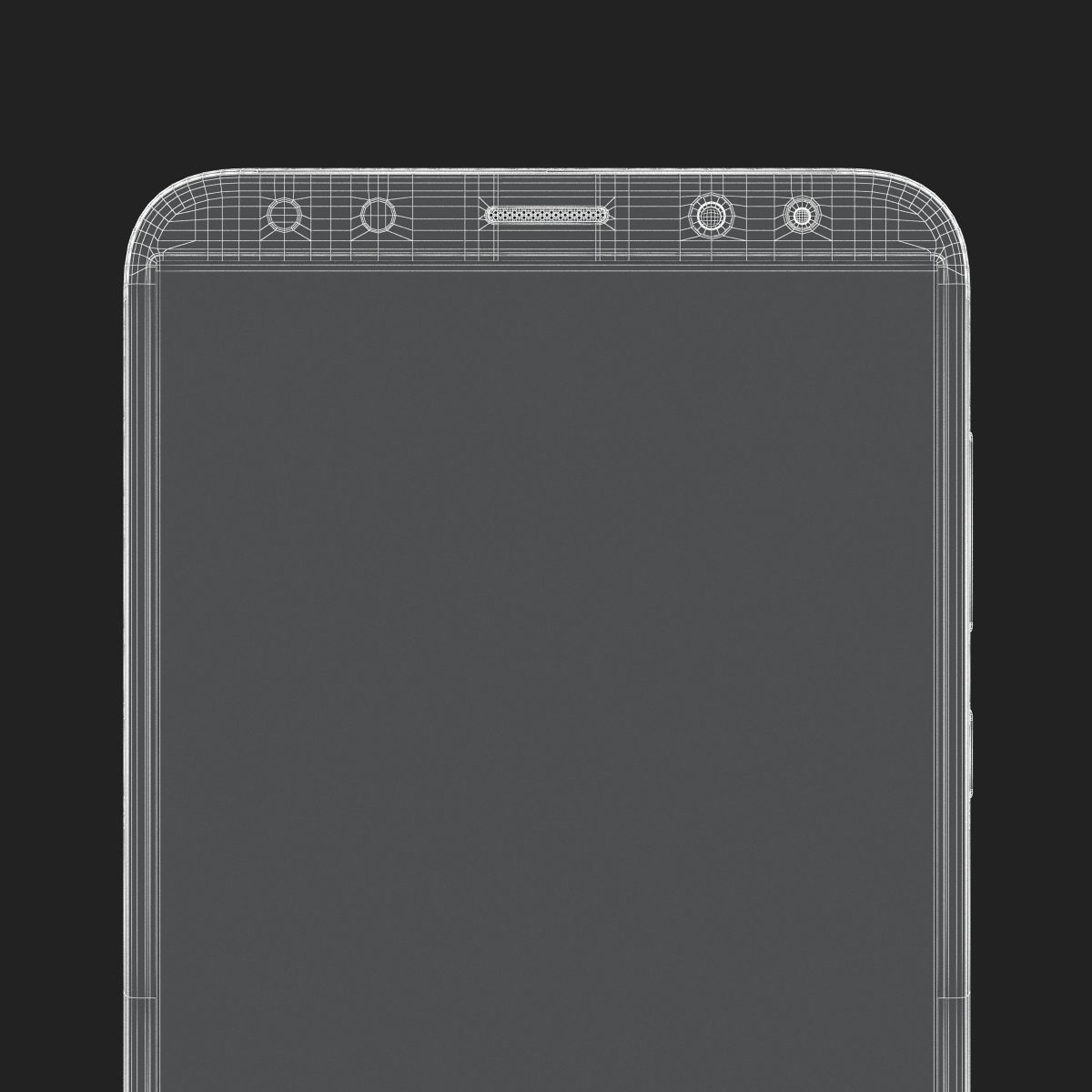 Huawei Mate 10 Lite Blue 3D model_21