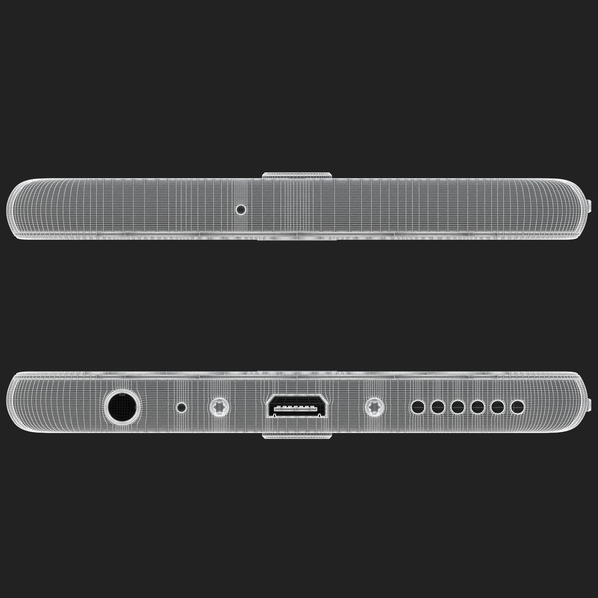 Huawei Mate 10 Lite Blue 3D model_22