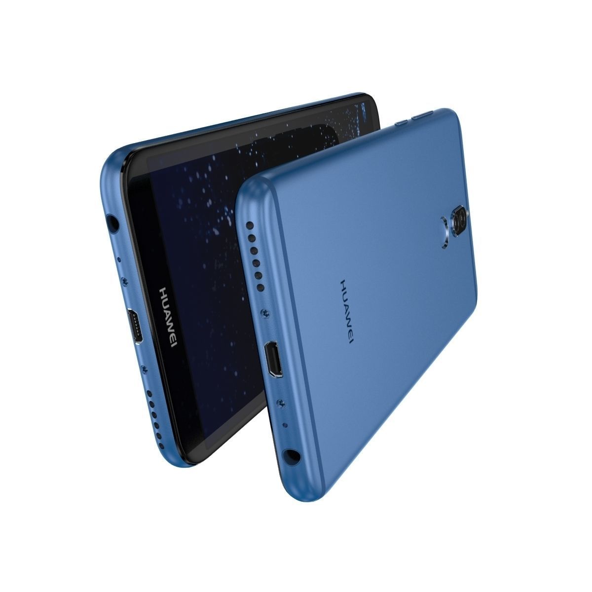 Huawei Mate 10 Lite Blue 3D model_10