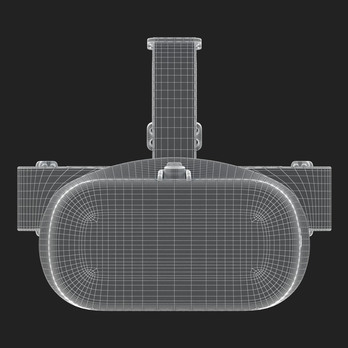 New Google Daydream View VR 2017 Headset 3D model_15