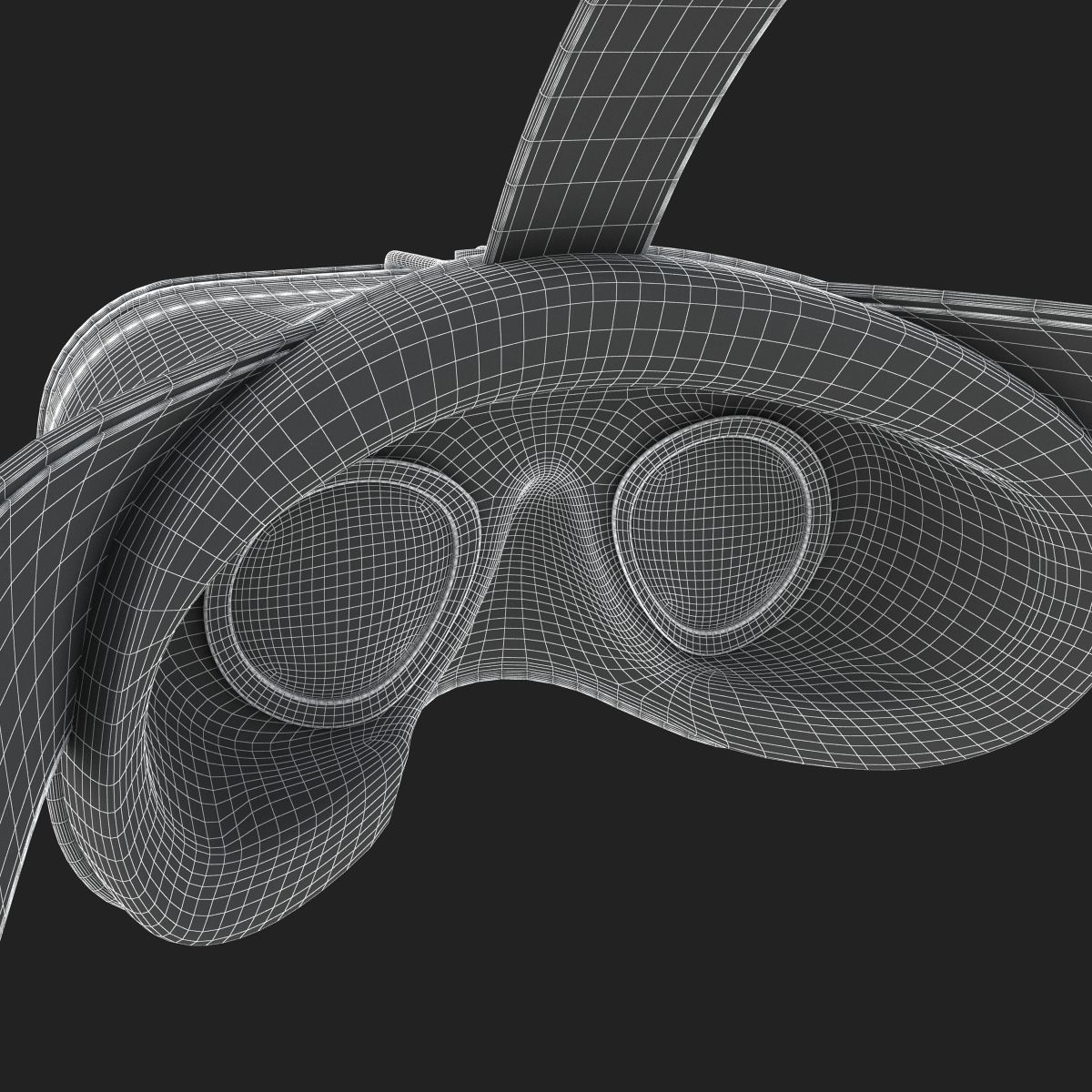 New Google Daydream View VR 2017 Headset 3D model_20