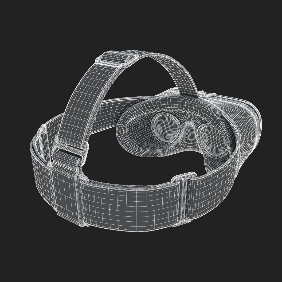 New Google Daydream View VR 2017 Headset 3D model_19